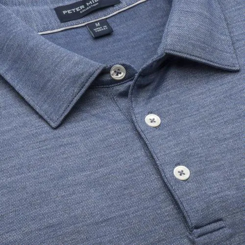 Peter Millar | Polo en Jacquard Coton-Soie Voyage