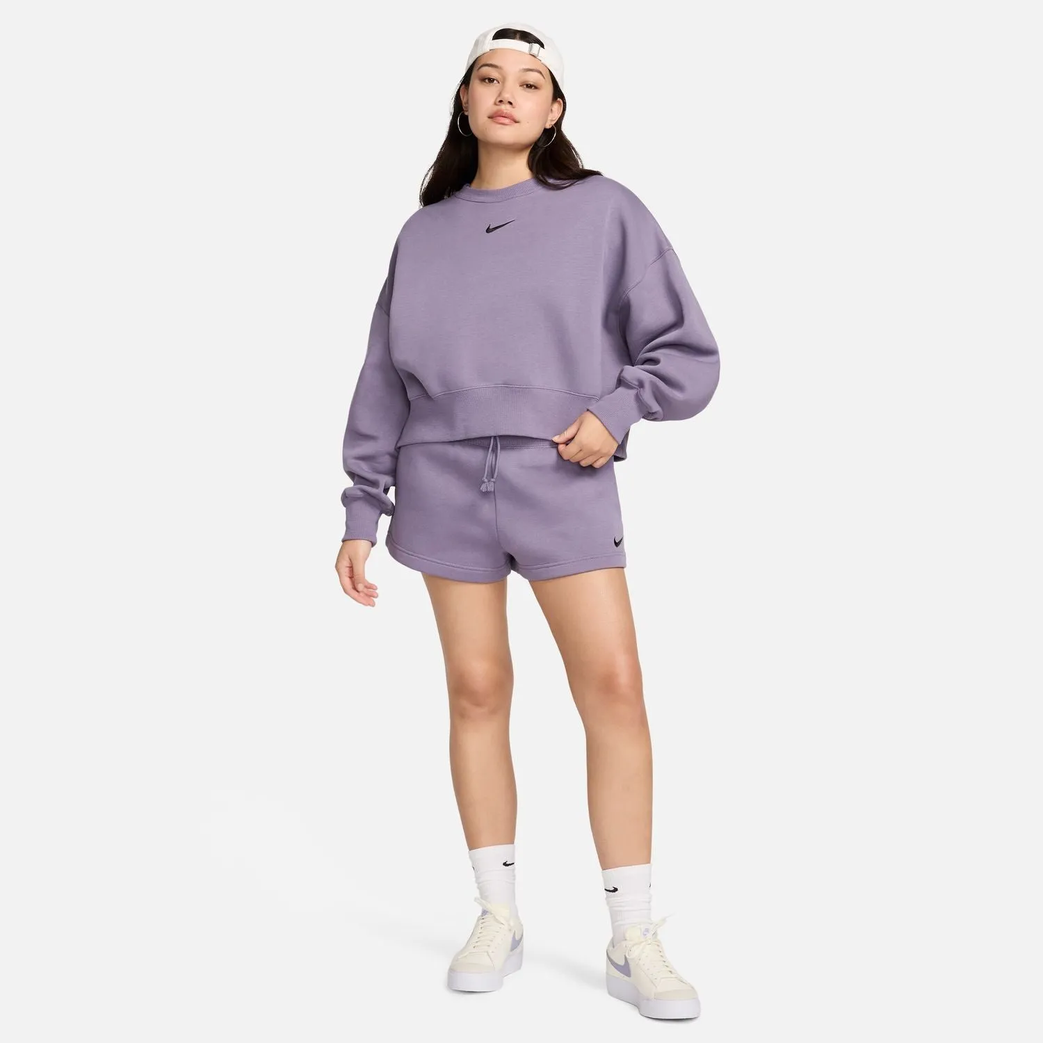 Phoenix Fleece Crew Oversize - Vêtements pour Femme Nike