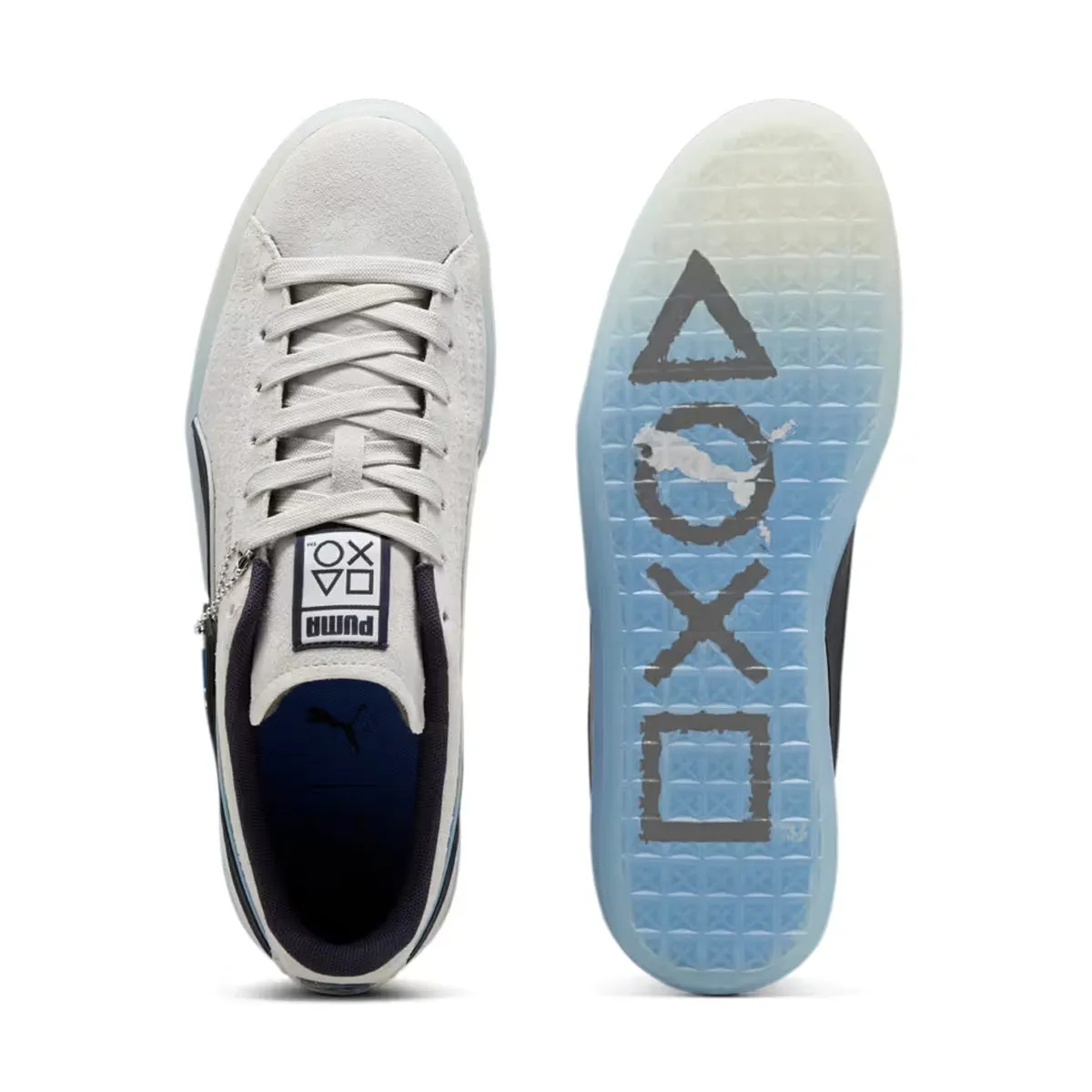   Playstation Suède 'Gris Glaciaire Nouveau Bleu Marine'