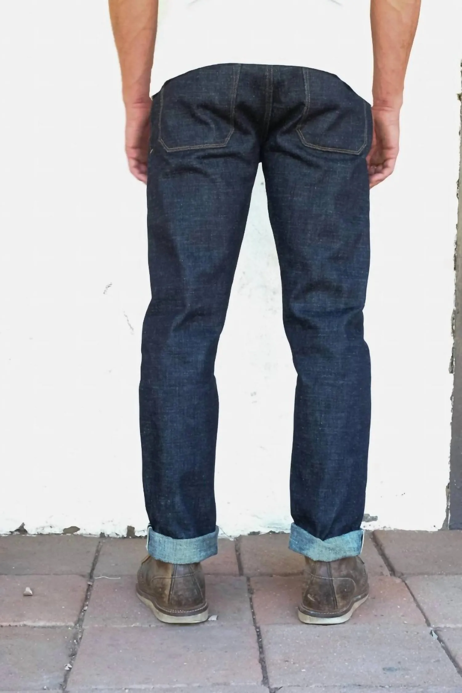 Portola Classic Taper Jeans 17Oz en Blue Slub