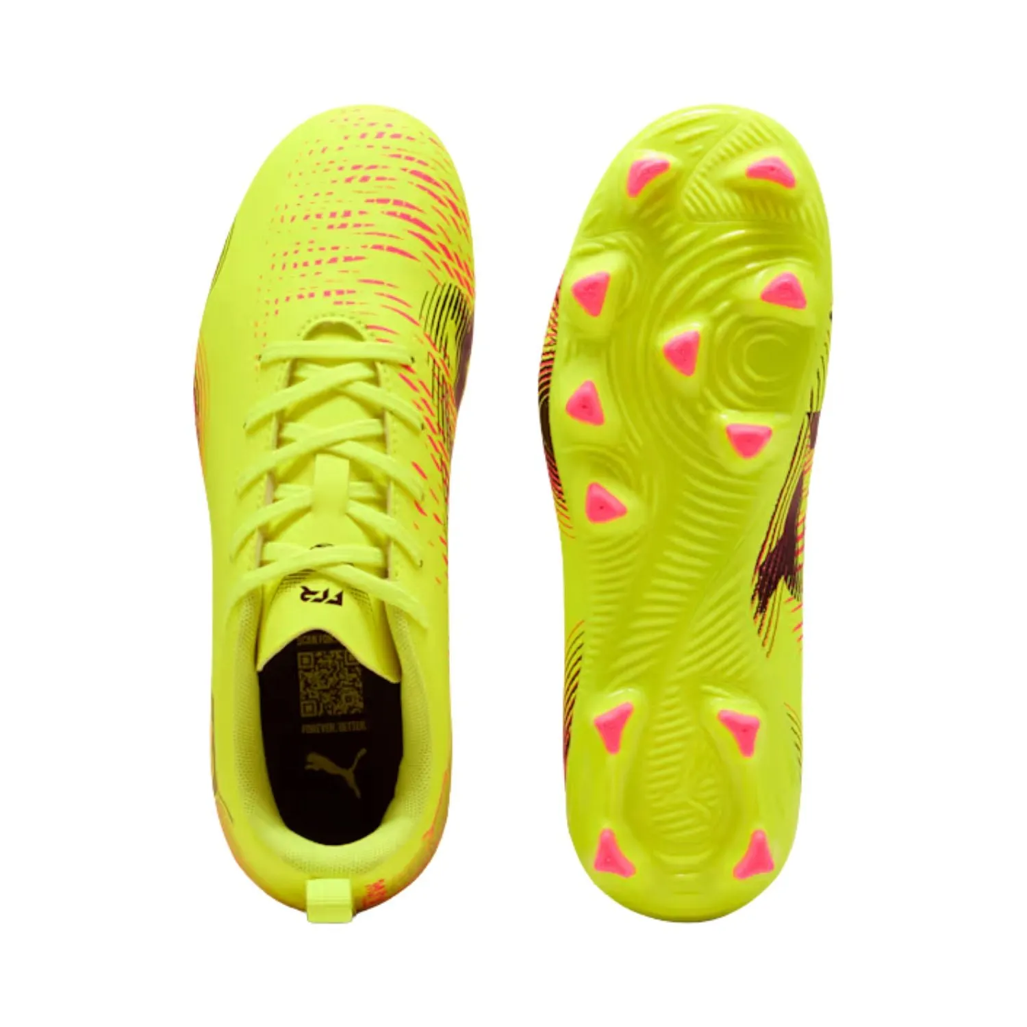 Puma Junior Future 8 Play Chaussures à crampons pour terrain ferme/synthétique