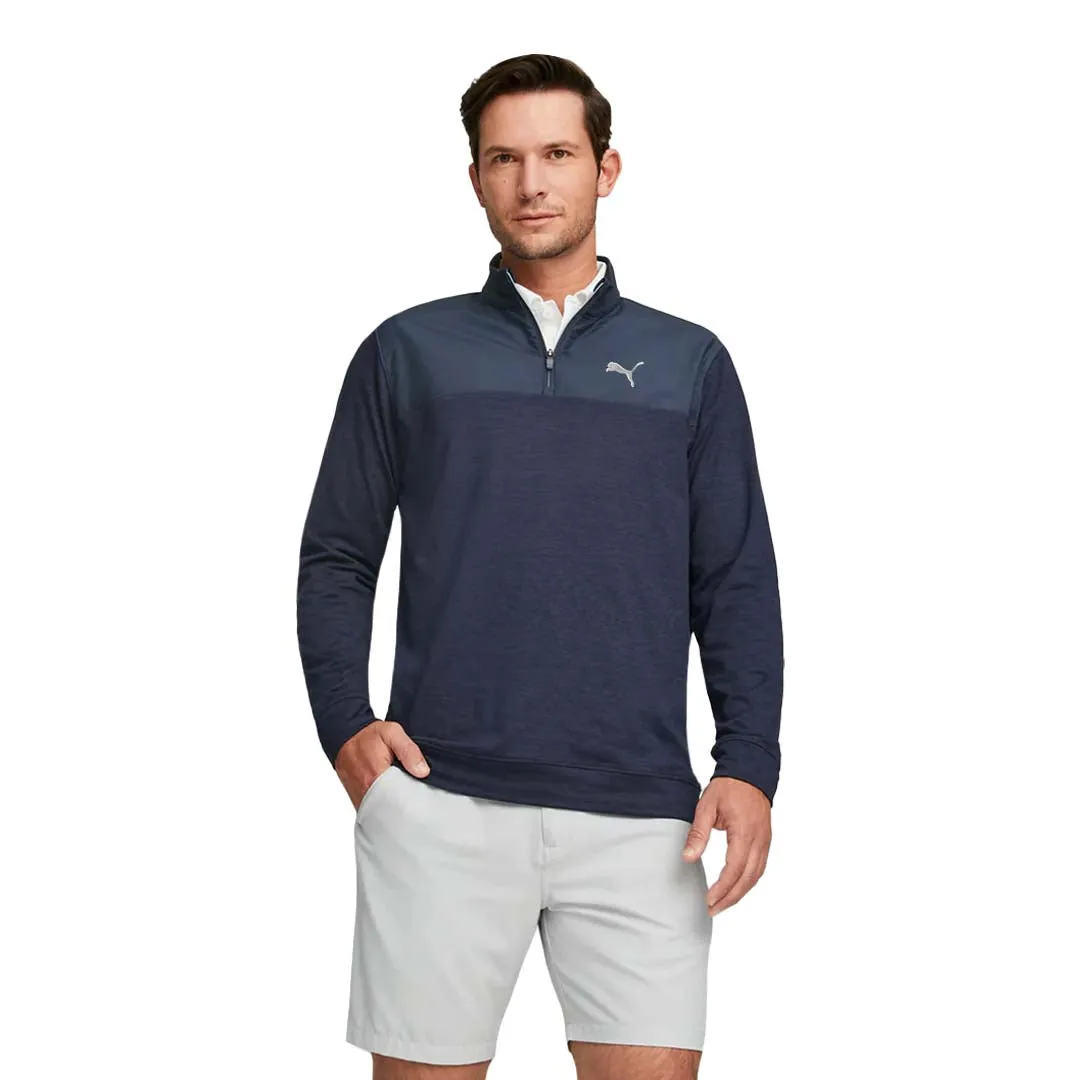 Puma - Pull 1/4 zip à motifs colorés Cloudspun pour homme (537463 03)