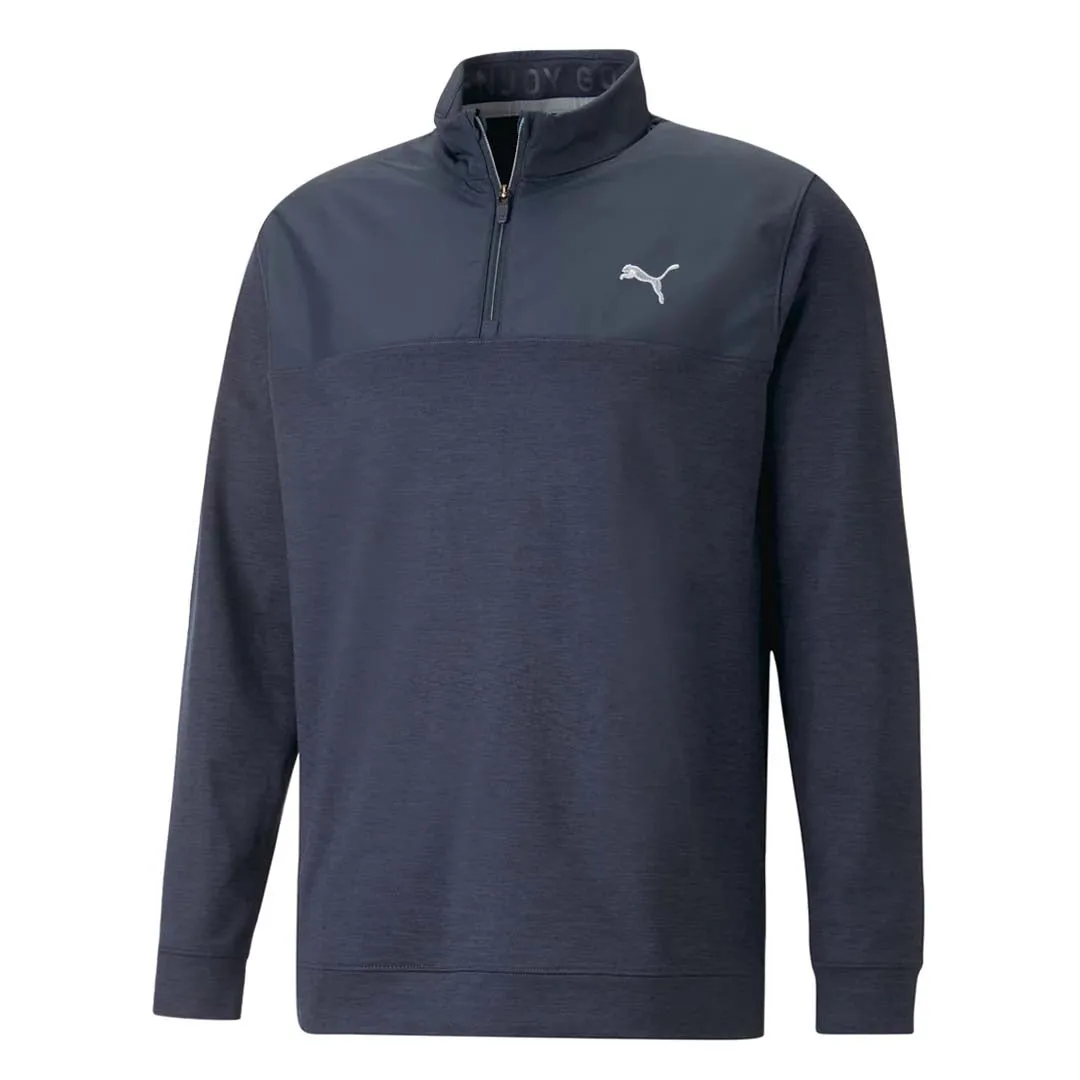 Puma - Pull 1/4 zip à motifs colorés Cloudspun pour homme (537463 03)