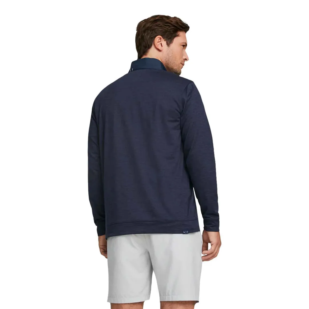 Puma - Pull 1/4 zip à motifs colorés Cloudspun pour homme (537463 03)