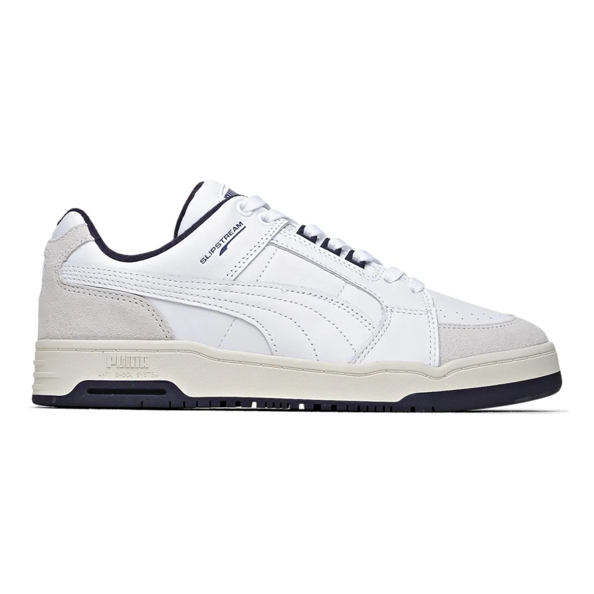Puma Slipstream Lo Homme Blanc/Bleu marine