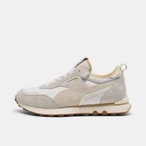 Puma Rider FV Usagé Blanc Puma / Immaculé - Gomme Chaussures Puma