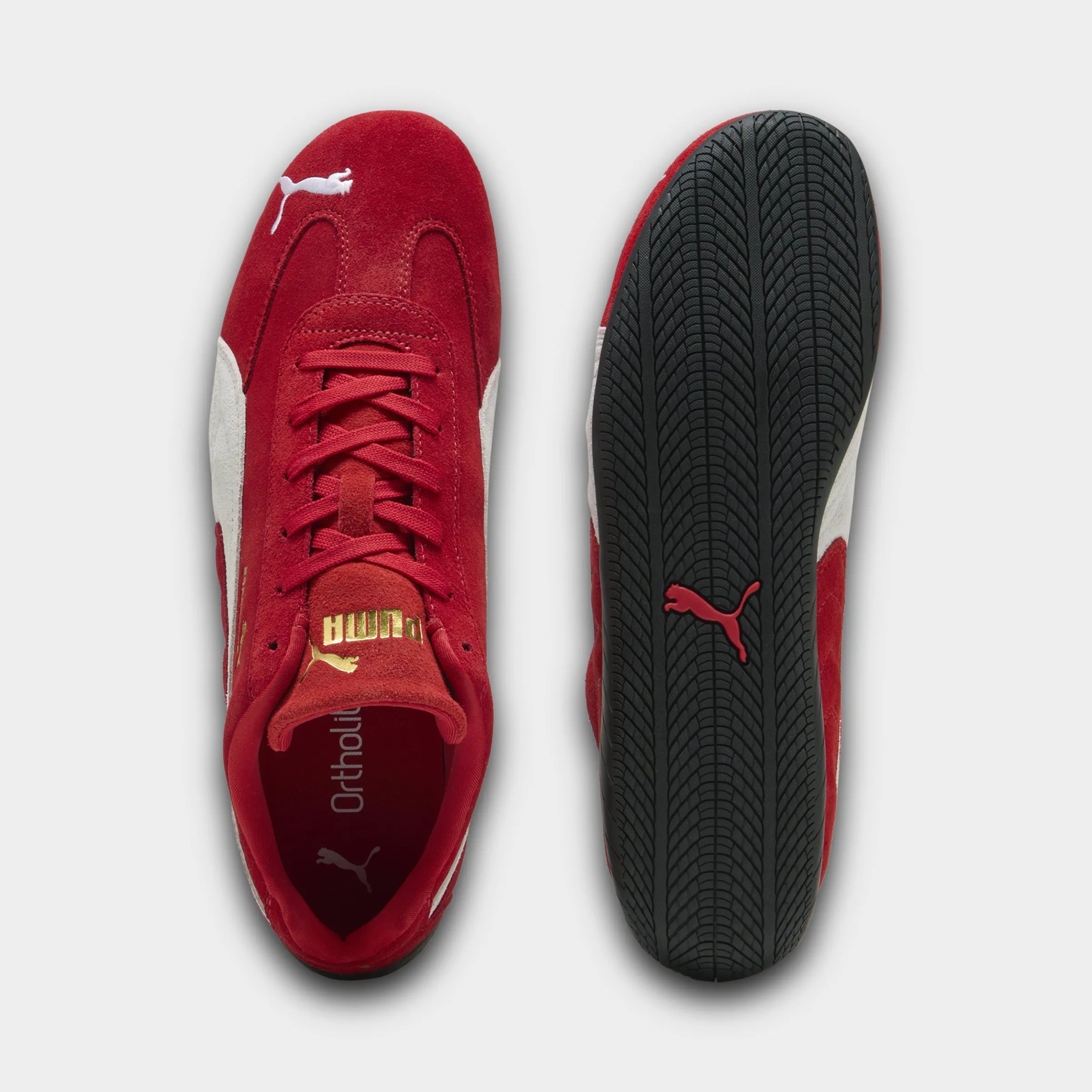 Chaussures Puma Speedcat OG pour Femme Rouge / Blanc