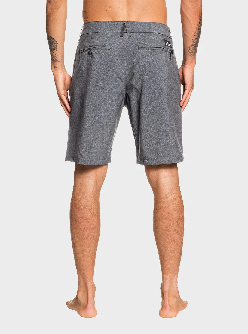 Quiksilver Union Heather Amphibian 20 Shorts - Noir