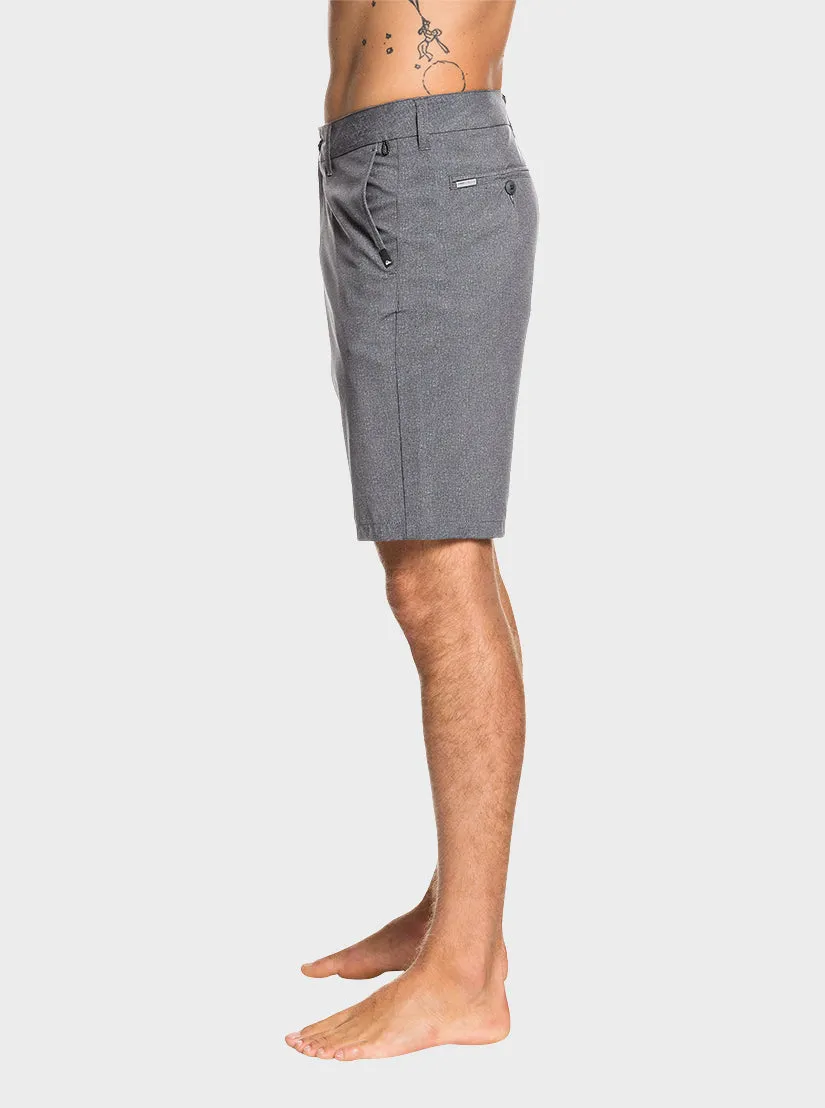 Quiksilver Union Heather Amphibian 20 Shorts - Noir