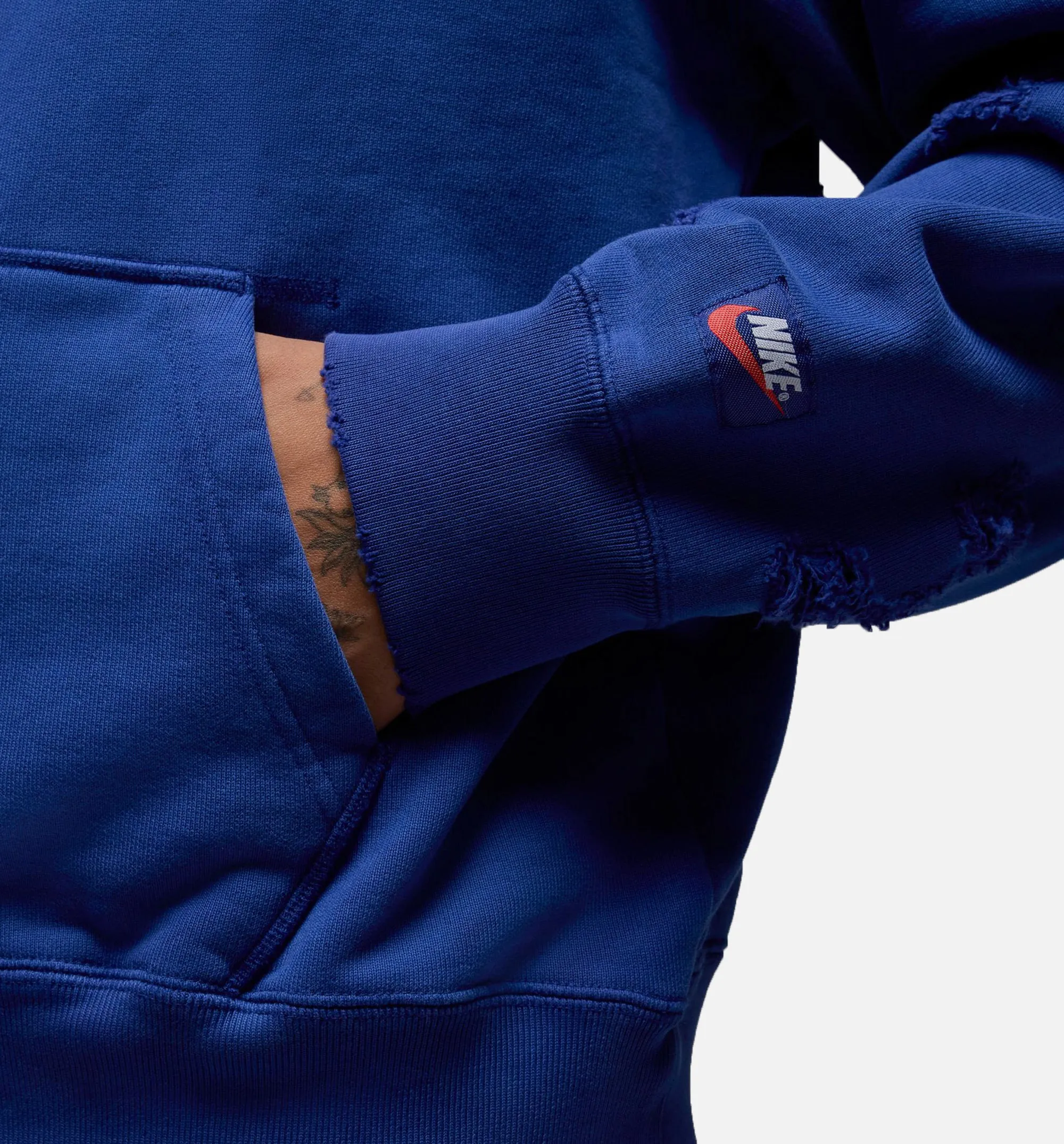 Pullover en polaire Rare Air pour hommes - Bleu/Blanc