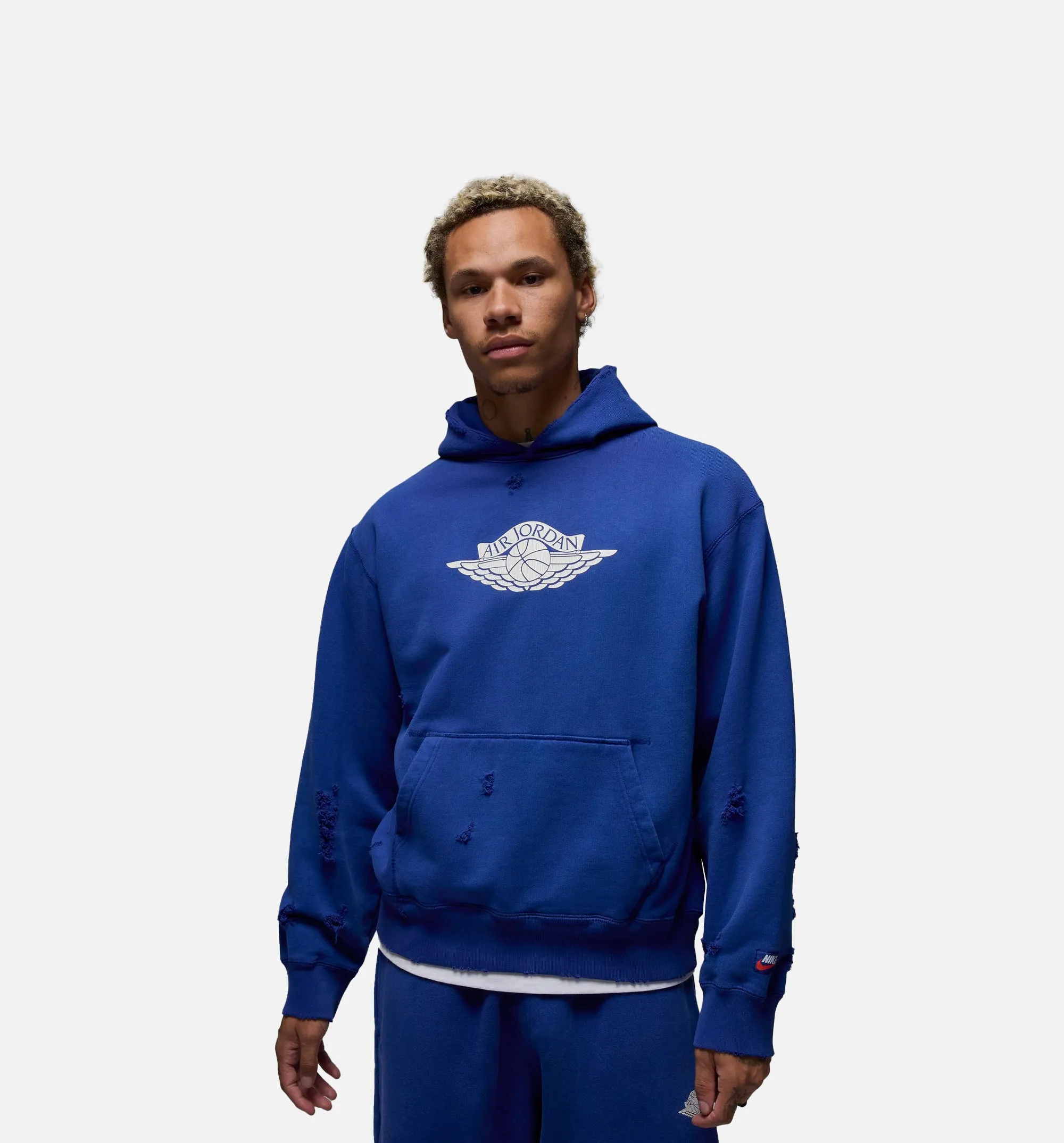 Pullover en polaire Rare Air pour hommes - Bleu/Blanc