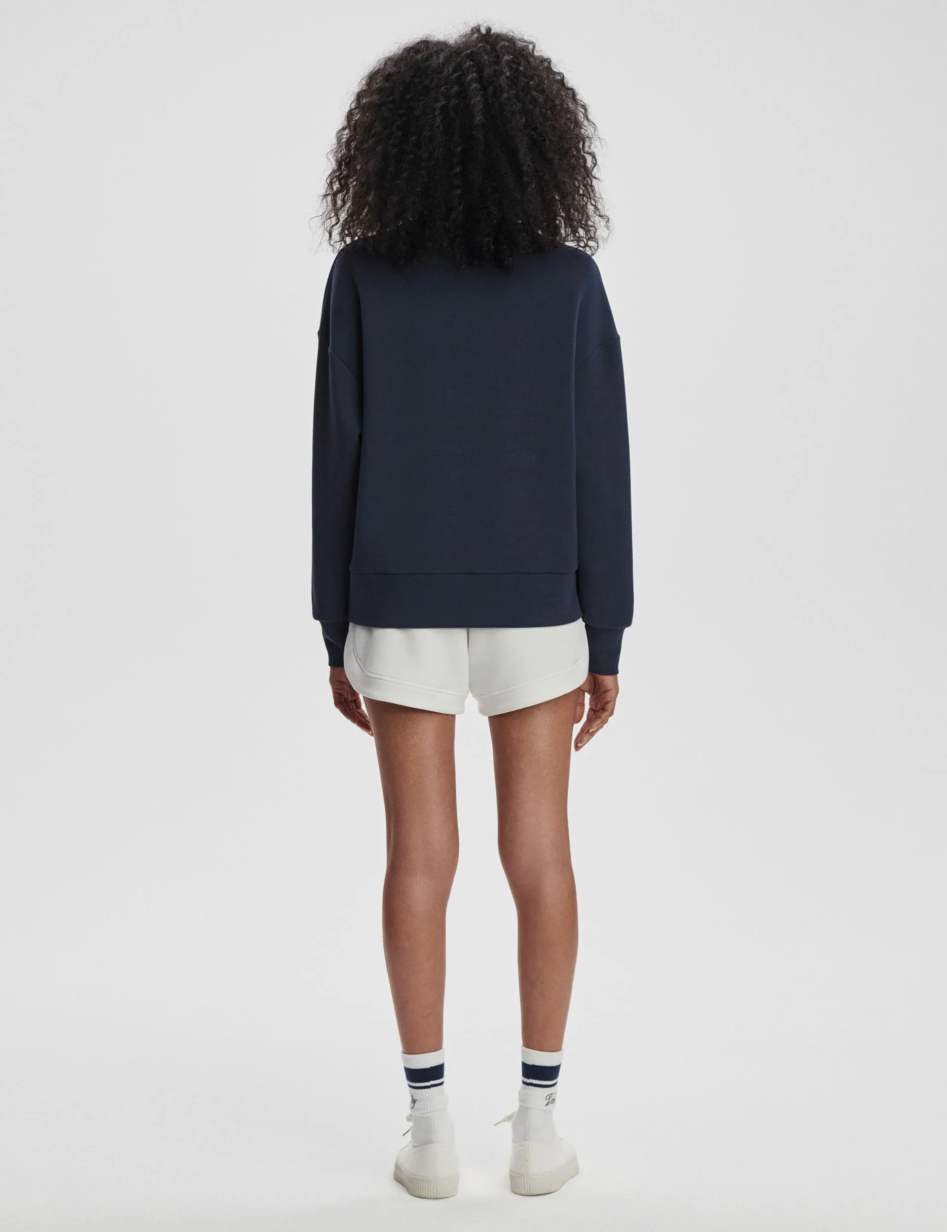 Sweat à capuche Rasco - Marine/Blanc