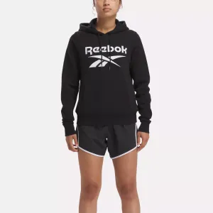 Vêtements Reebok pour Femmes Pull à Capuche en Polaire Reebok Identity avec Grand Logo