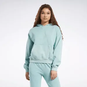 Reebok Women's Classics Pull en polaire teinture naturelle Gris Reebok