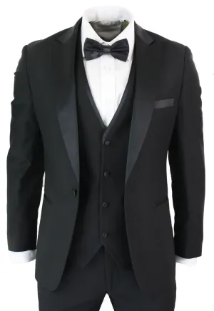 Costume Smoking Classique Noir 3 Pièces Regent