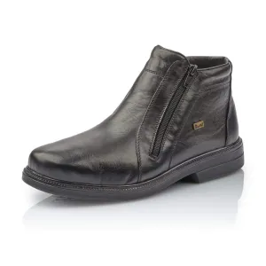 Rieker Chaussures 33160-00 Bottes à Fermeture Éclair Noires