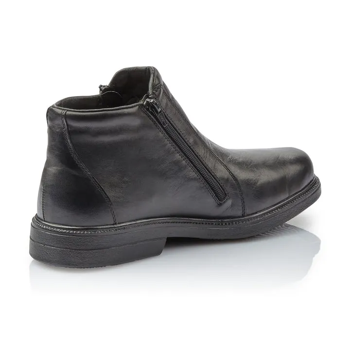 Rieker Chaussures 33160-00 Bottes à Fermeture Éclair Noires