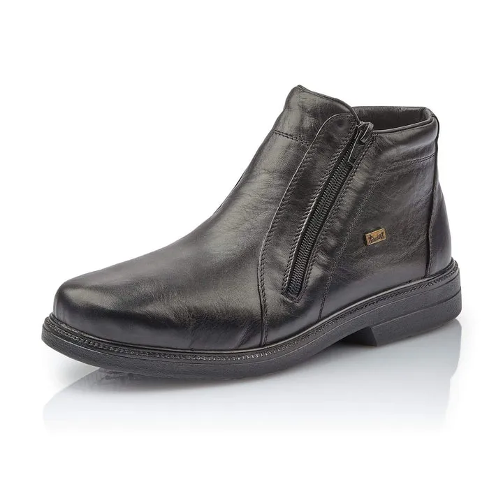 Rieker Chaussures 33160-00 Bottes à Fermeture Éclair Noires