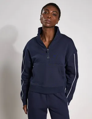 Rihanna Sweat - Bleu marine/Passementerie blanche