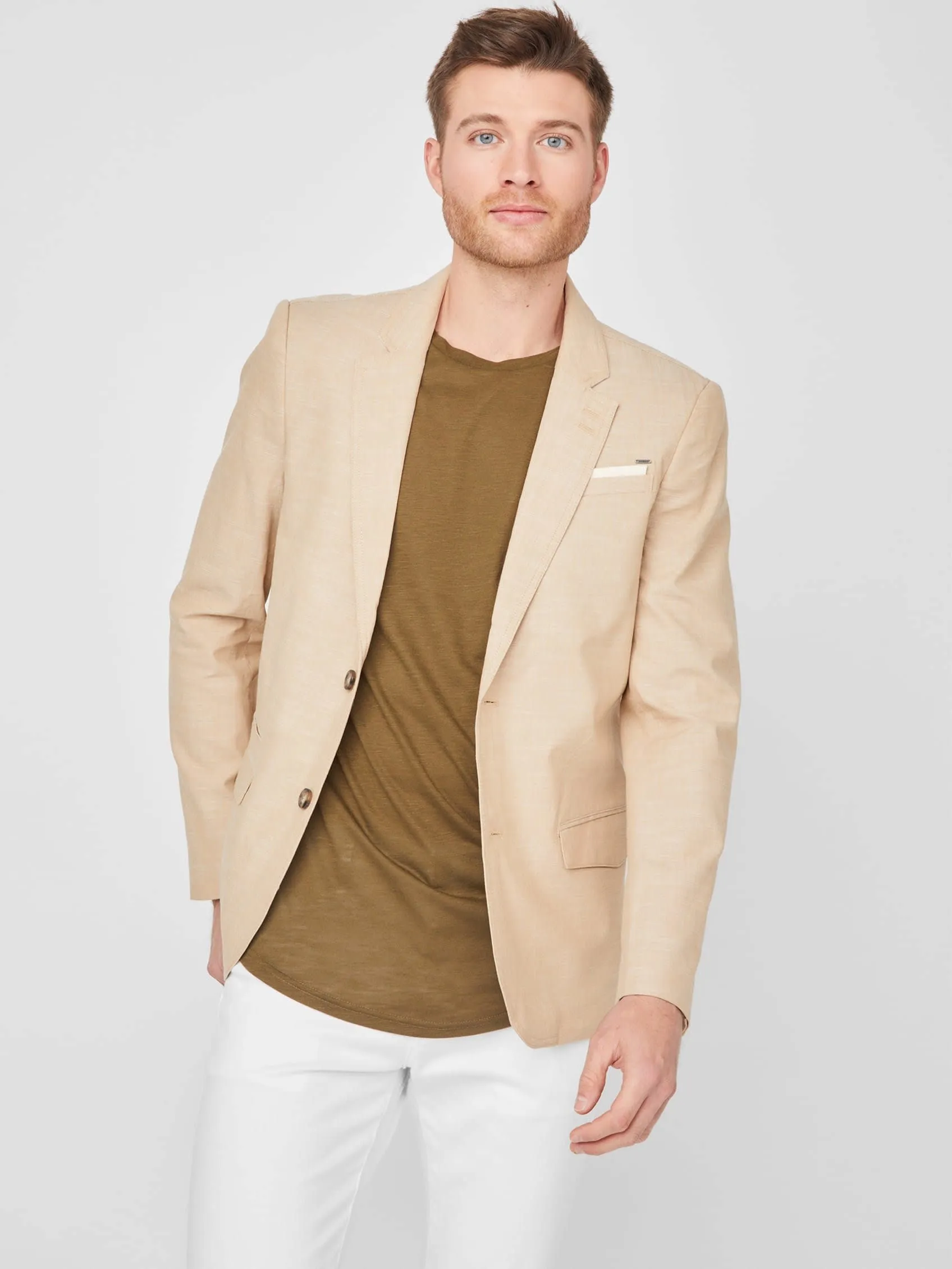 Veste Sanders en chambray