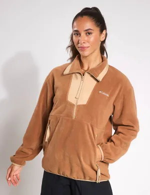 Sequoia Grove 1/2 Zip Polaire - Marron Camel
