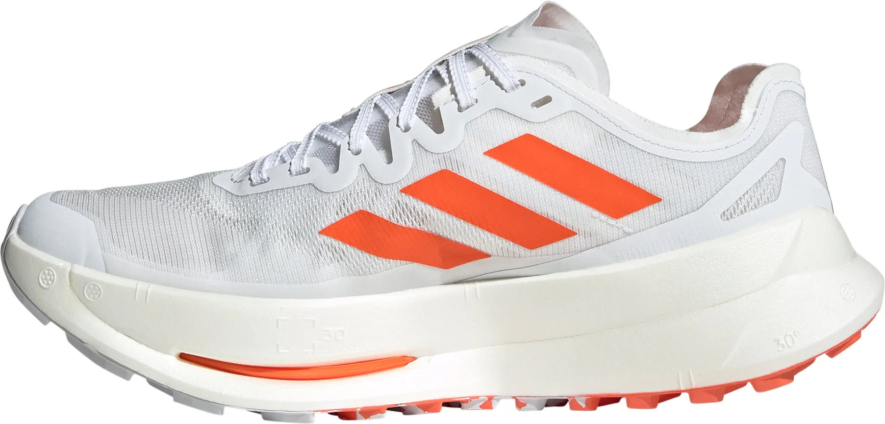 Chaussures Adidas Homme Chaussures de trail Adidas Terrex Agravic Speed Ultra pour hommes - Blanc