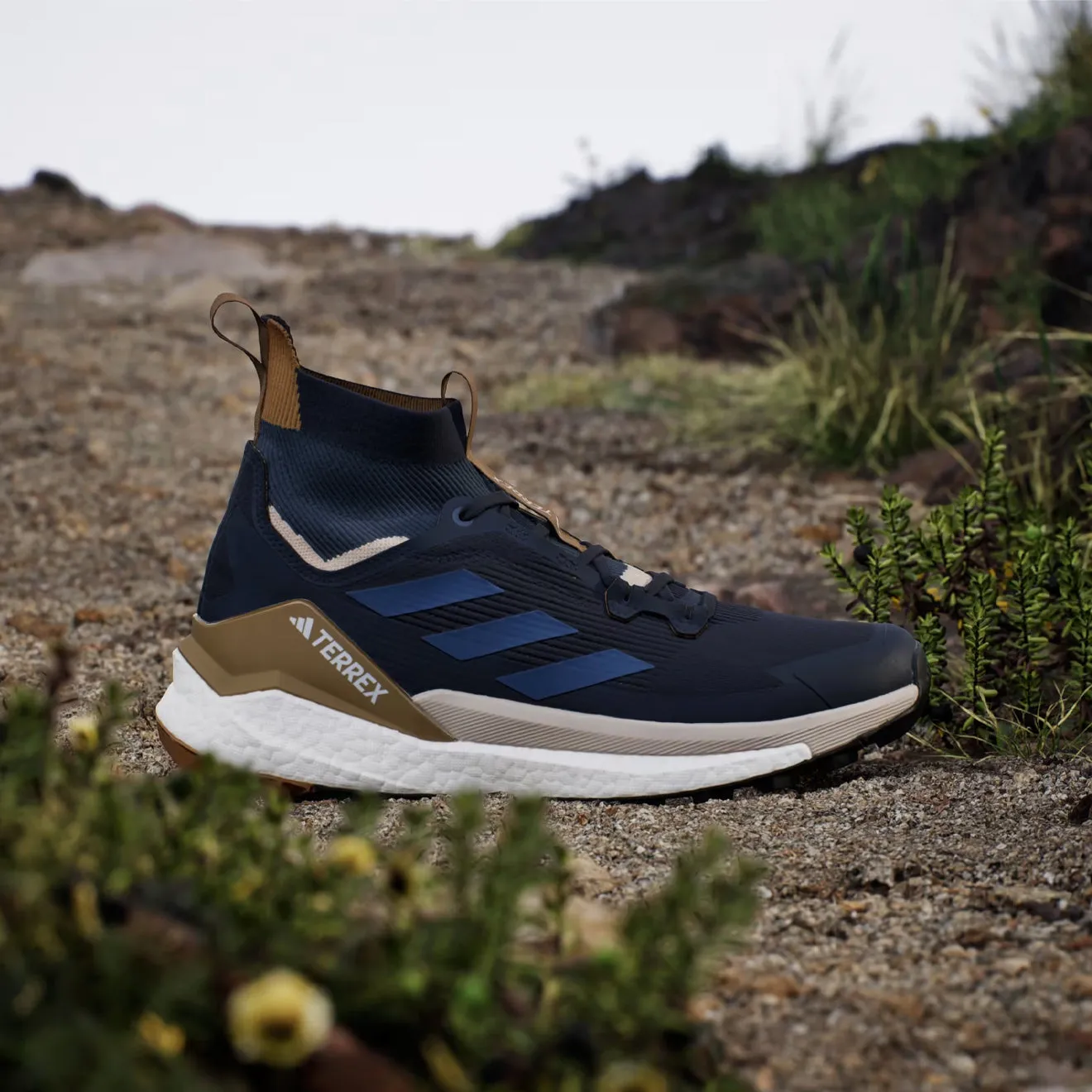 Chaussures Adidas Terrex Homme Adidas Terrex Free Hiker 2.0 Chaussure de Randonnée Encre Légendaire / Acier Merveilleux