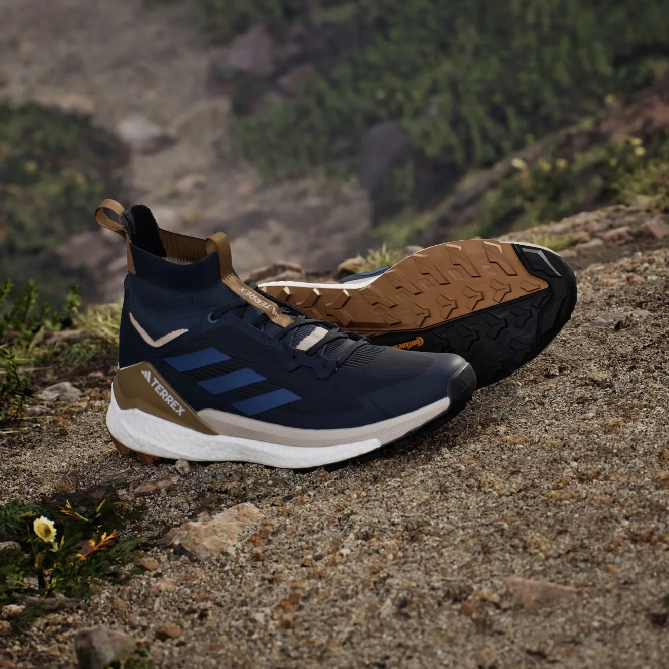 Chaussures Adidas Terrex Homme Adidas Terrex Free Hiker 2.0 Chaussure de Randonnée Encre Légendaire / Acier Merveilleux