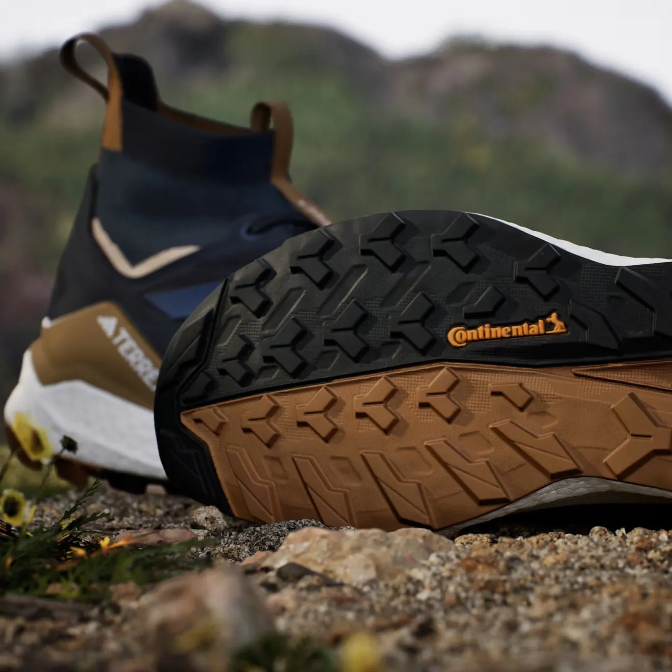 Chaussures Adidas Terrex Homme Adidas Terrex Free Hiker 2.0 Chaussure de Randonnée Encre Légendaire / Acier Merveilleux