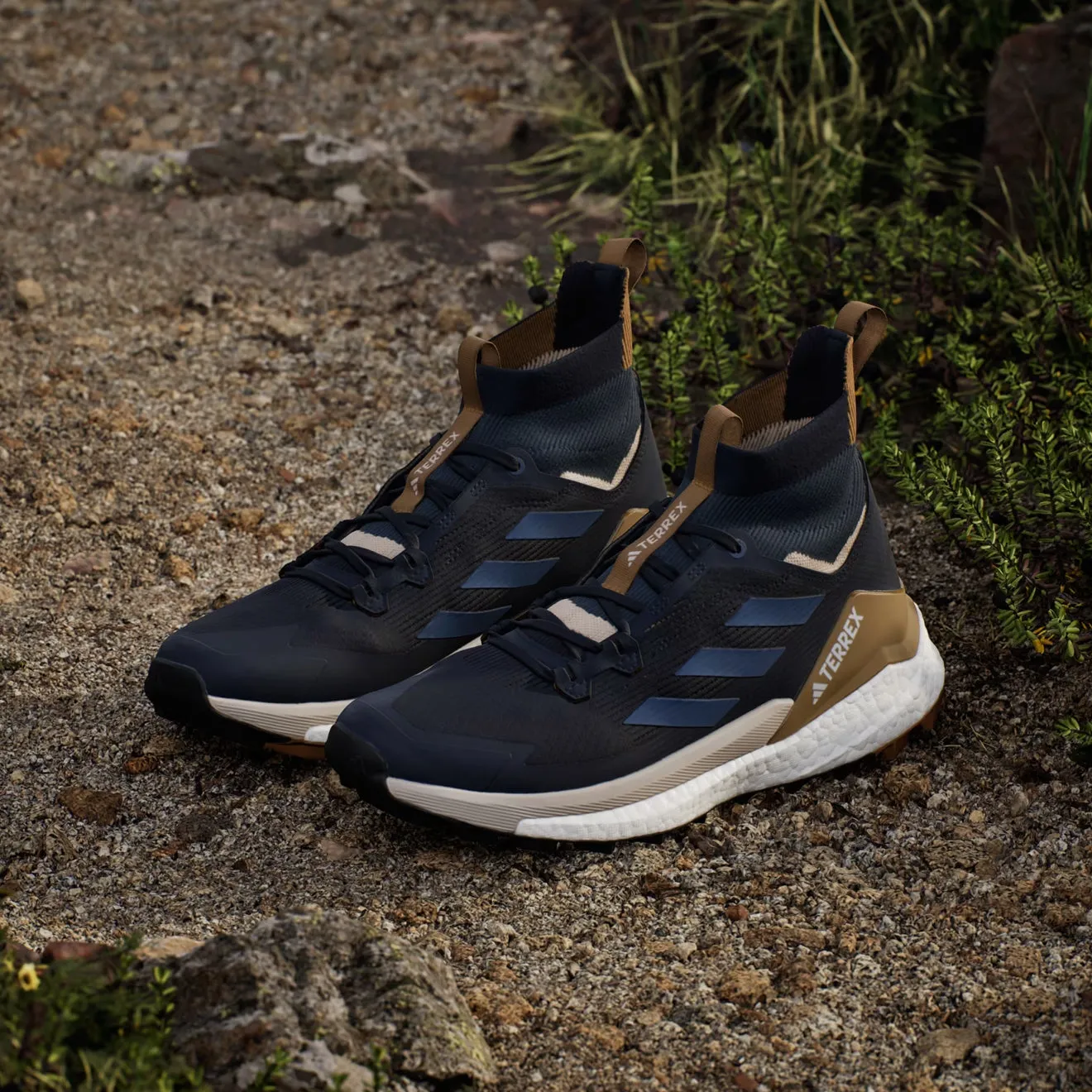 Chaussures Adidas Terrex Homme Adidas Terrex Free Hiker 2.0 Chaussure de Randonnée Encre Légendaire / Acier Merveilleux