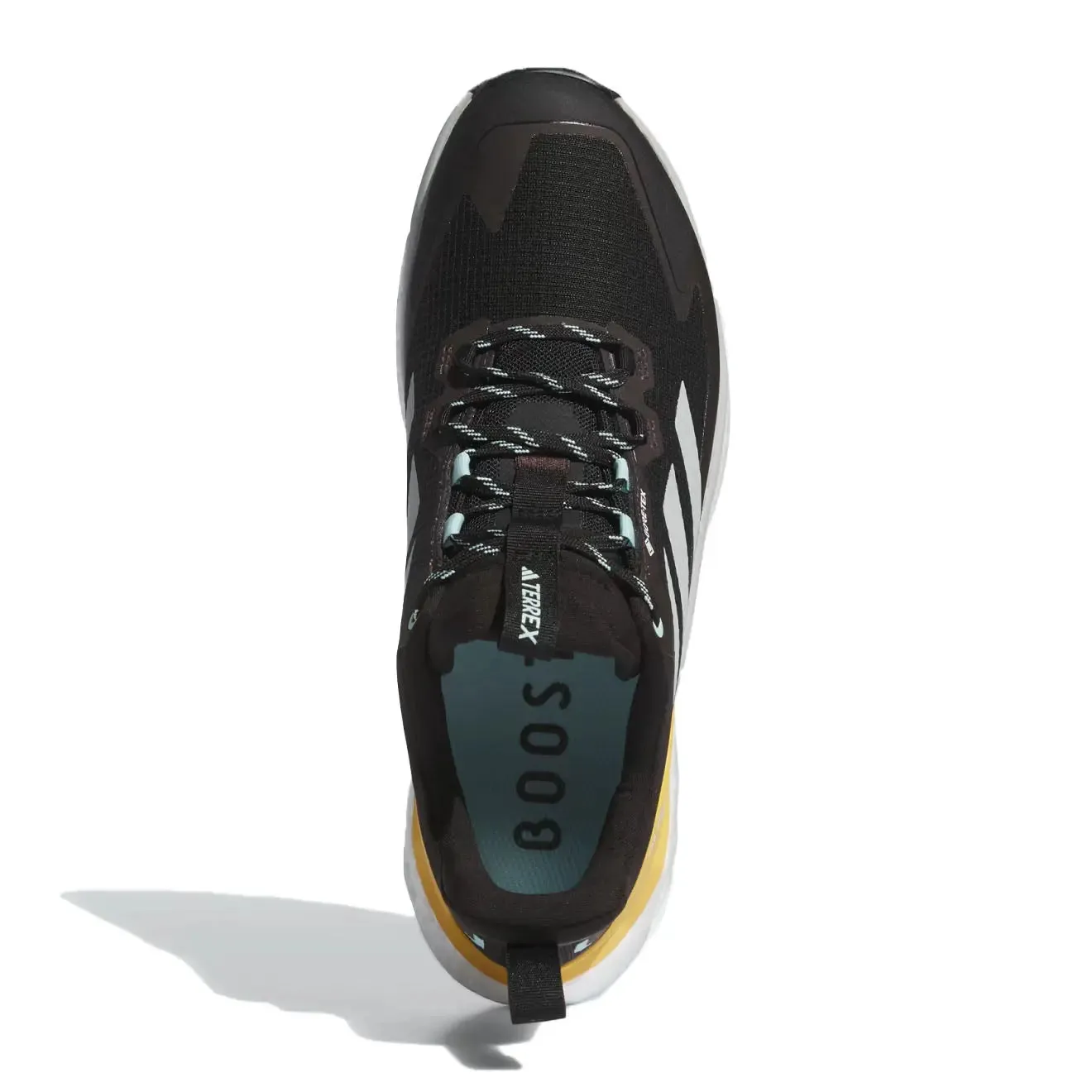 Chaussures Adidas Terrex Homme Adidas Terrex Free Hiker 2.0 Low Gore-Tex Chaussures de Randonnée Noir Core / Argent Wonder / Bleu Aqua Semi Flash