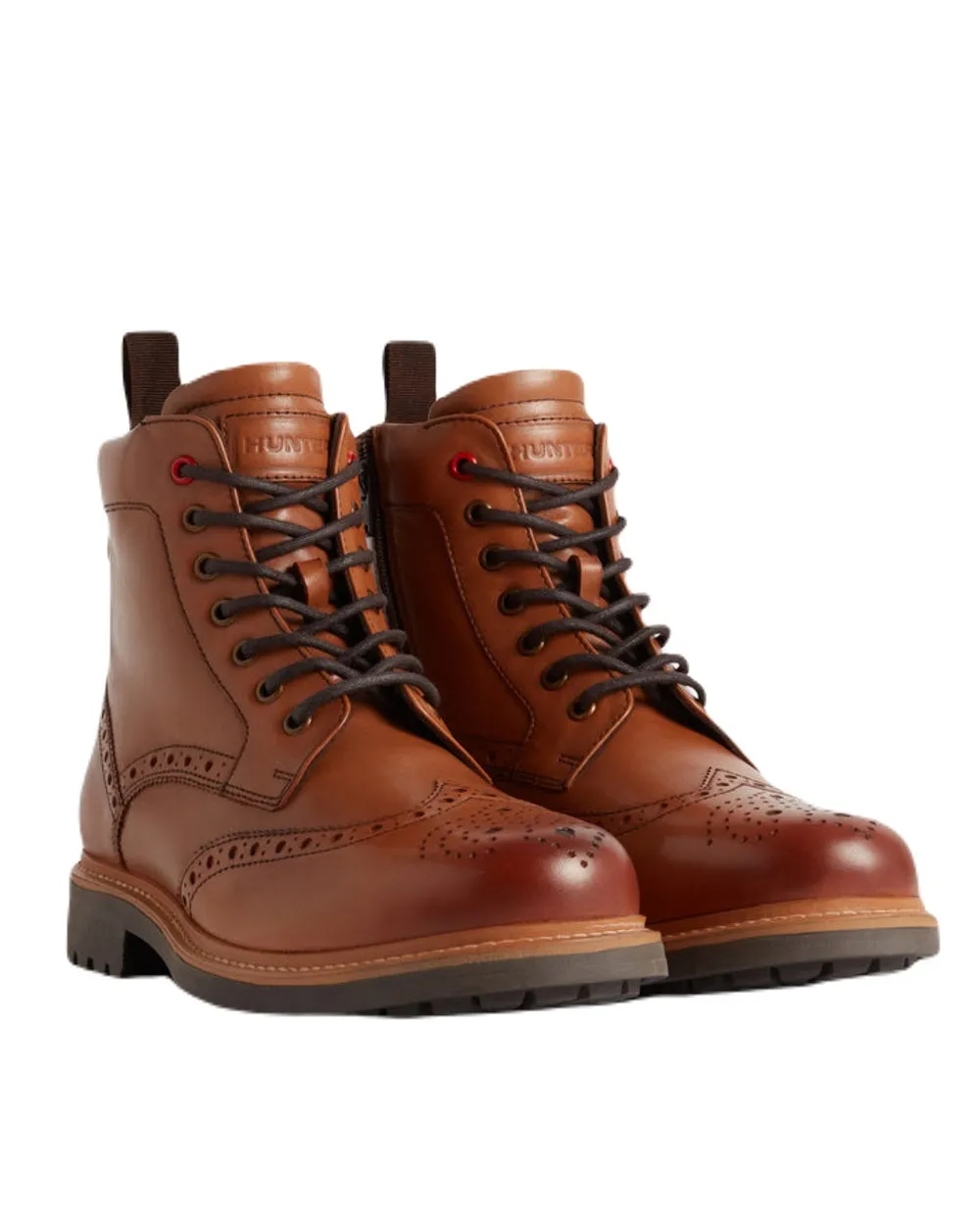 Chaussures Hunter Bottes en Caoutchouc Hunter Homme Bottines Cawdor Brogue à la Cheville