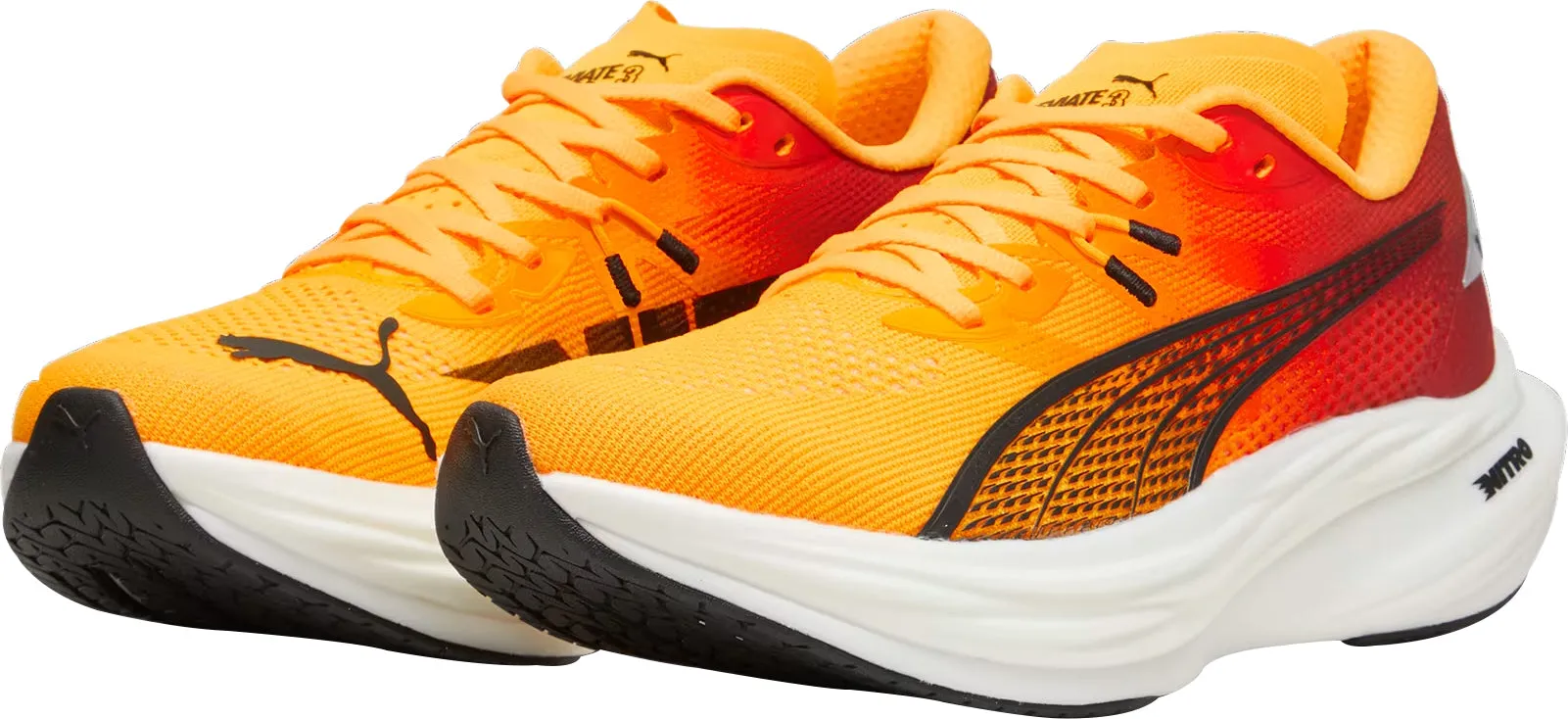 Chaussures de course Puma Deviate Nitro 3 pour femmes - Orange