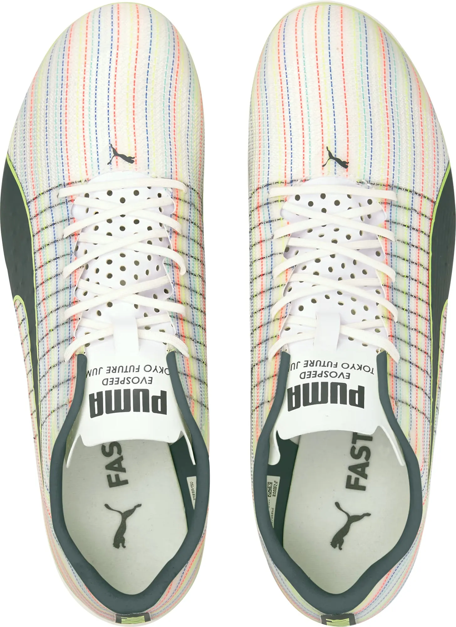 Chaussures Puma Puma evoSpeed Tokyo Future 3 Pointes pour épreuves de saut - Blanc