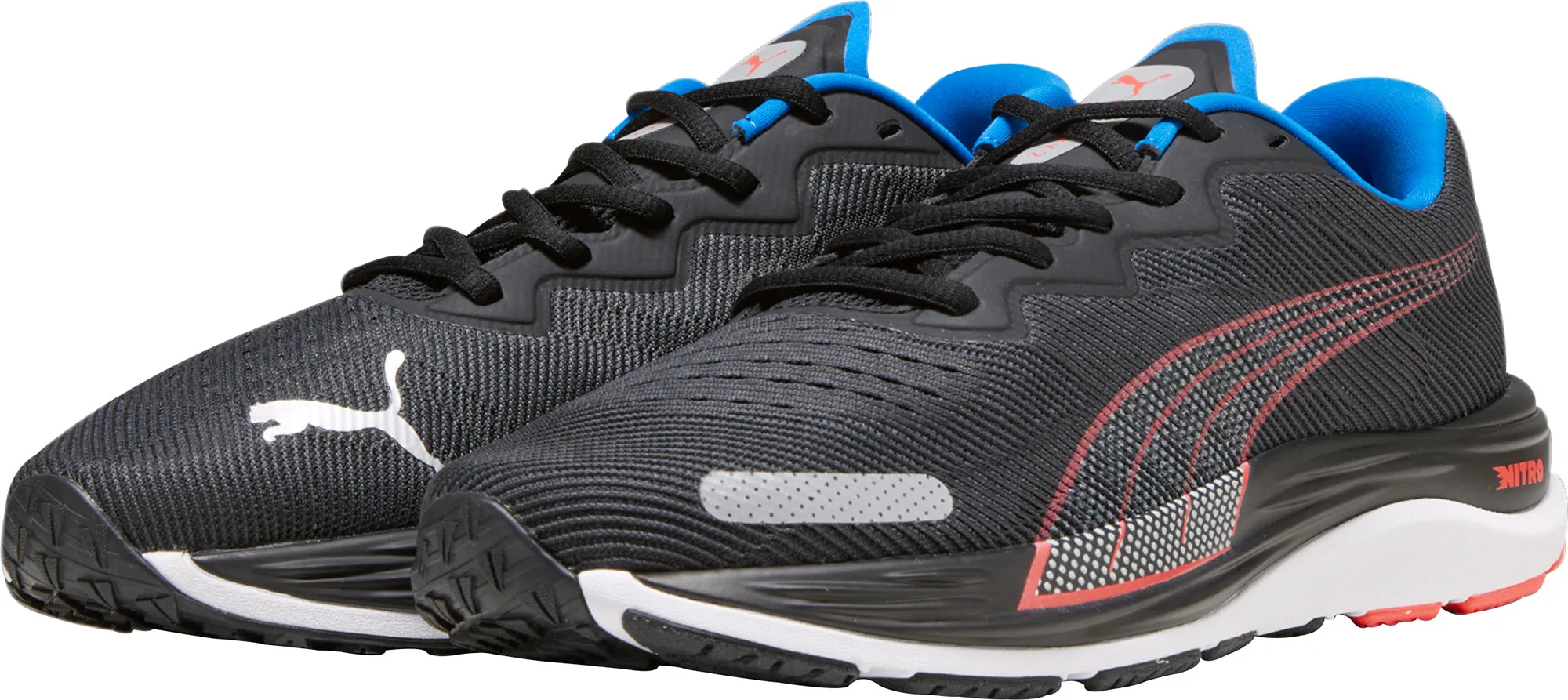 Chaussures de course Puma Velocity Nitro 2 pour homme - Noir