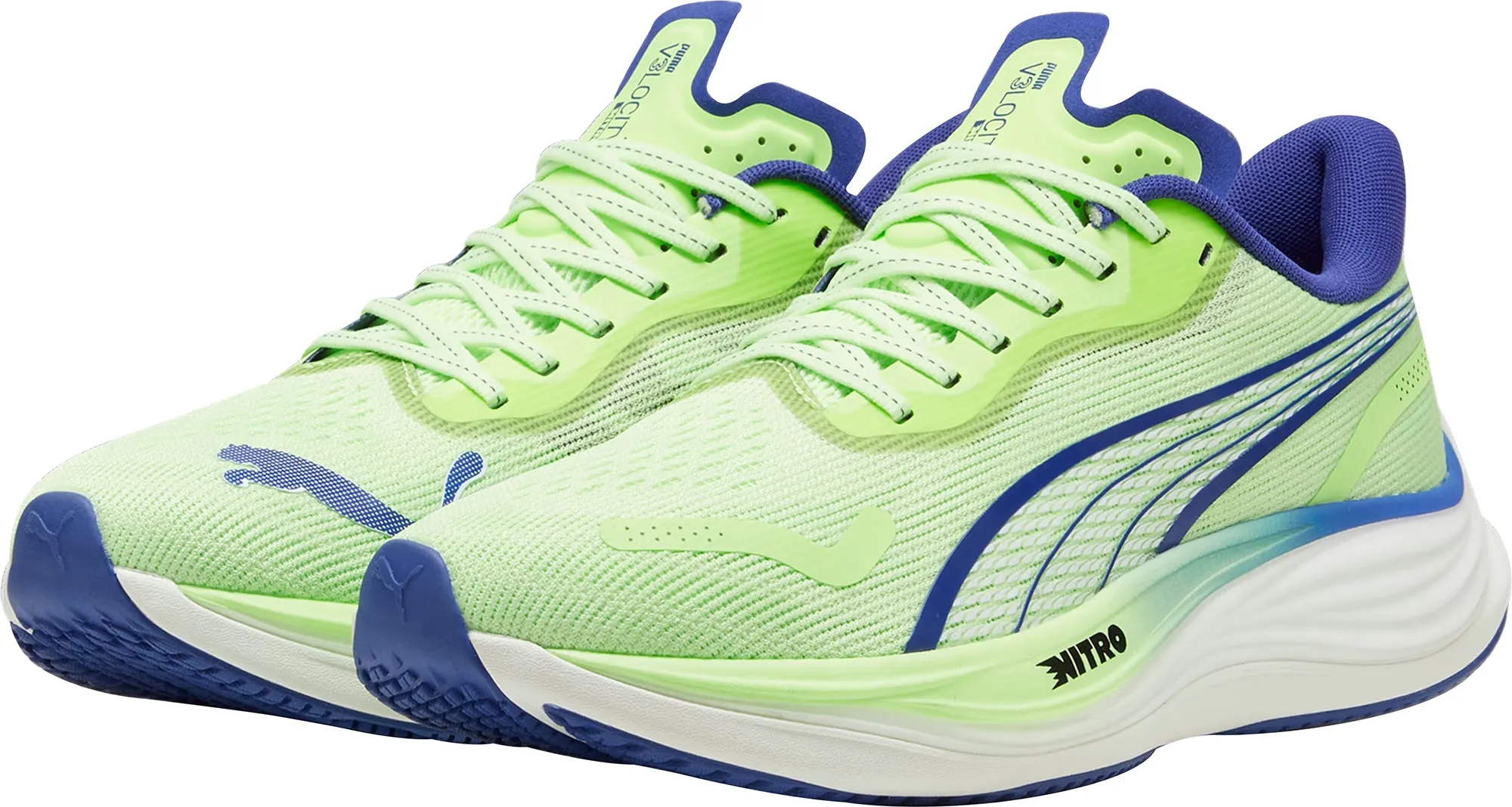 Chaussures de course Puma Velocity Nitro 3 pour homme - Vert