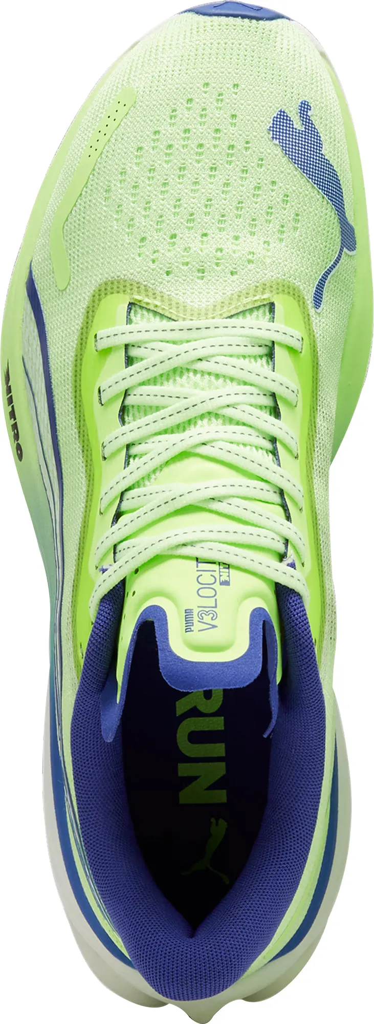 Chaussures de course Puma Velocity Nitro 3 pour homme - Vert