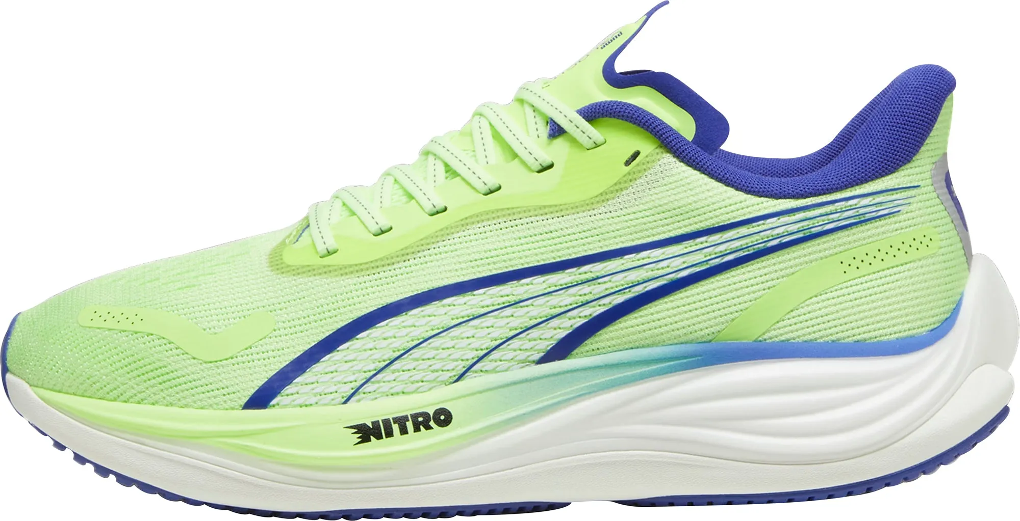 Chaussures de course Puma Velocity Nitro 3 pour homme - Vert
