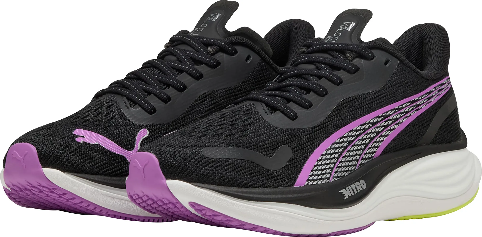 Chaussures de course Puma Velocity Nitro 3 pour femme - Noir