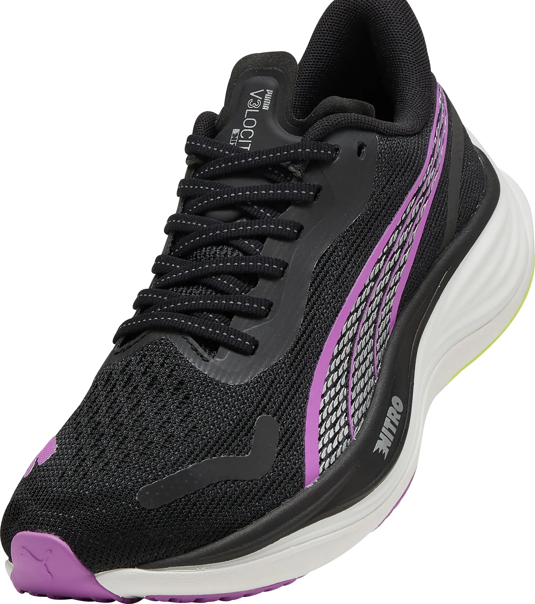 Chaussures de course Puma Velocity Nitro 3 pour femme - Noir