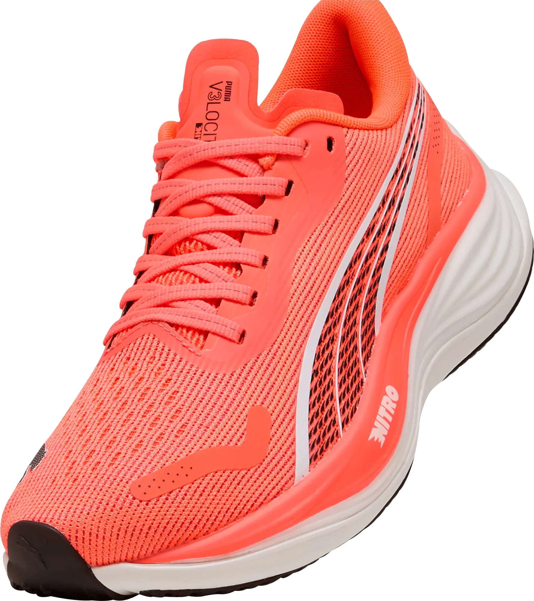 Chaussures de course Puma Velocity Nitro 3 pour femme - Rouge