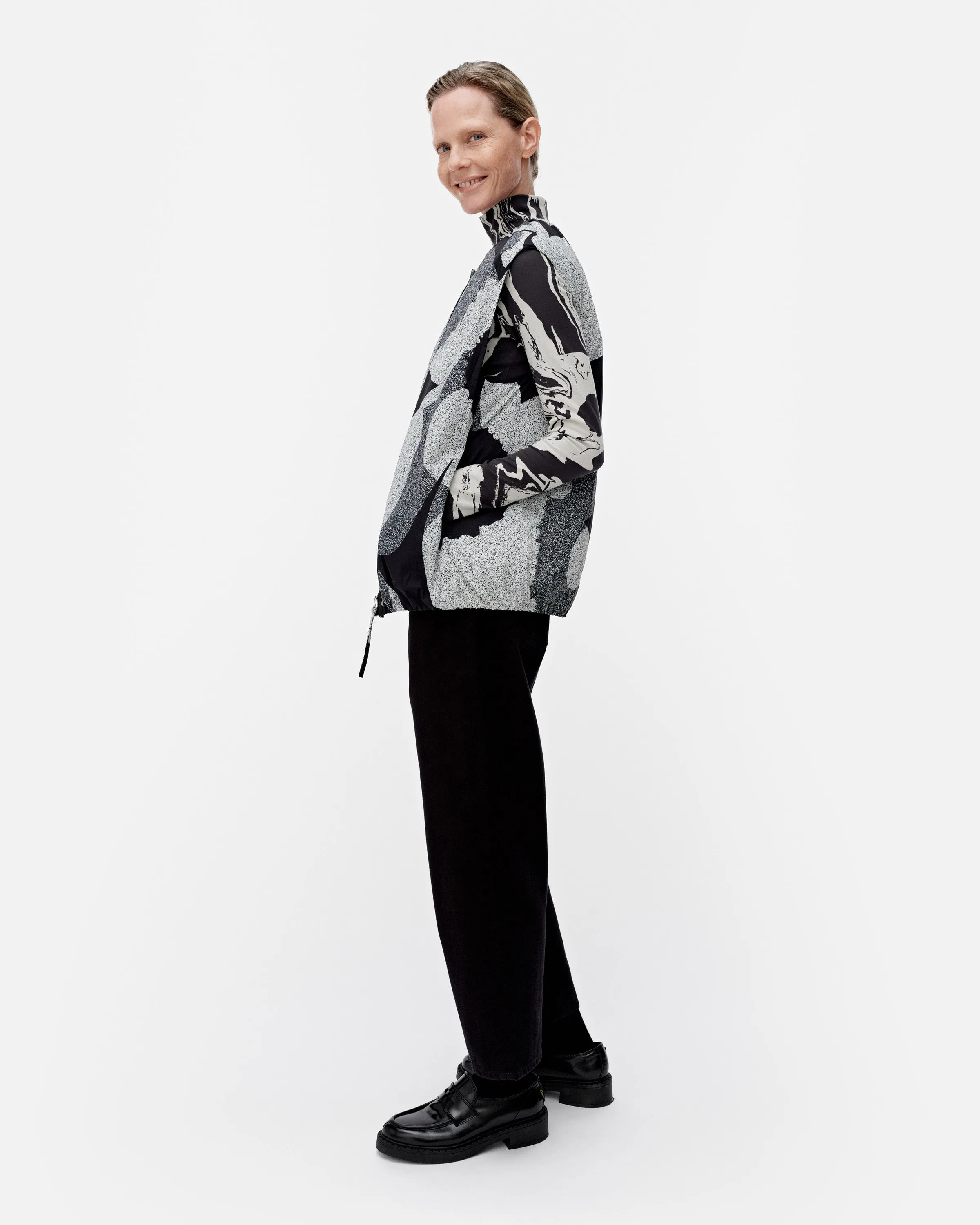 Veste Silo Unikko Zip à Capuche 68cm Vêtements_Marimekko