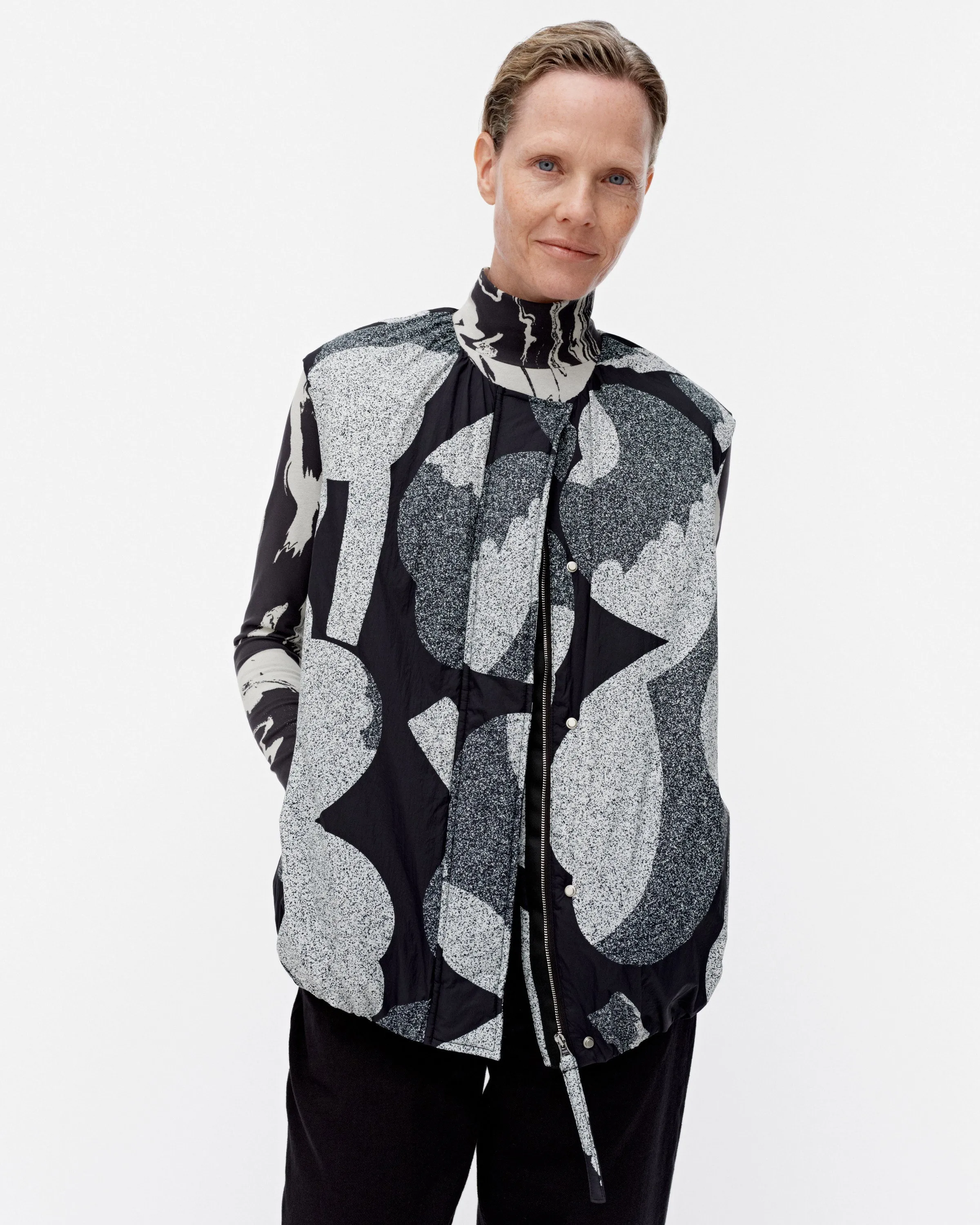 Veste Silo Unikko Zip à Capuche 68cm Vêtements_Marimekko