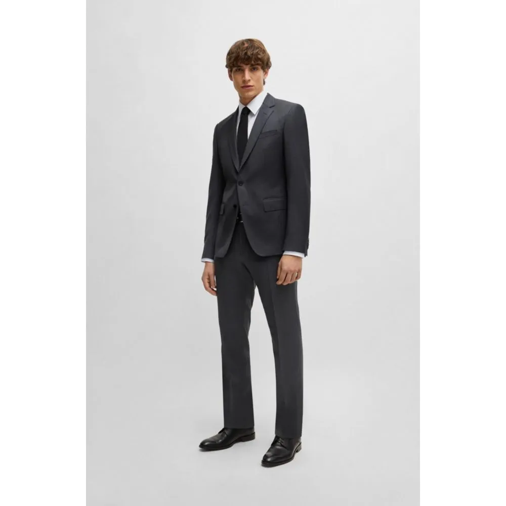 Veste croisée en serge de laine vierge