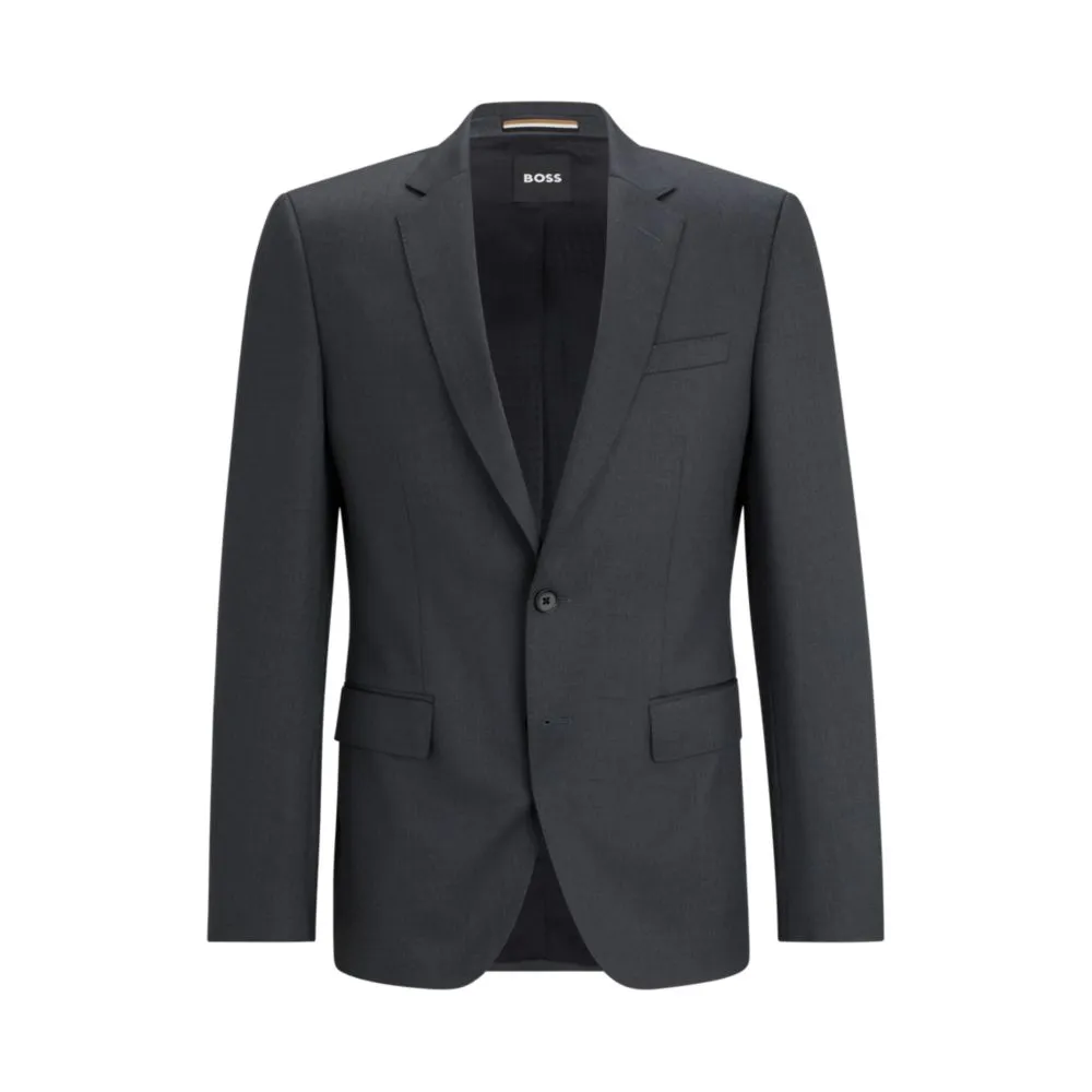 Veste croisée en serge de laine vierge