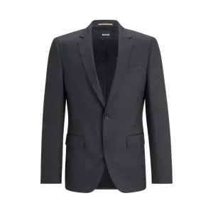 Veste croisée en serge de laine vierge