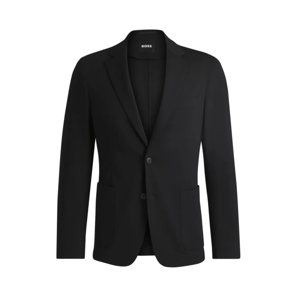 Veste ajustée en tissu extensible lavable