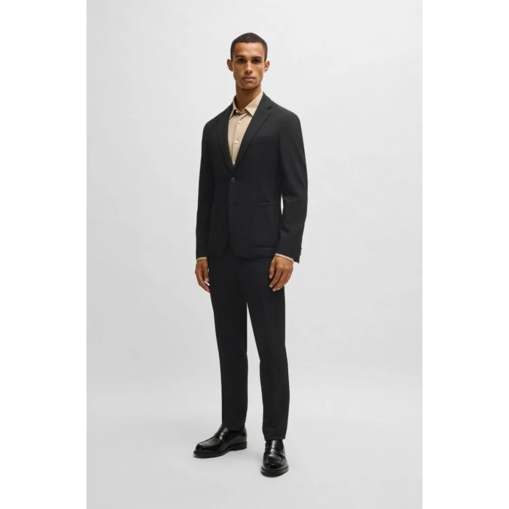 Veste ajustée en tissu extensible lavable
