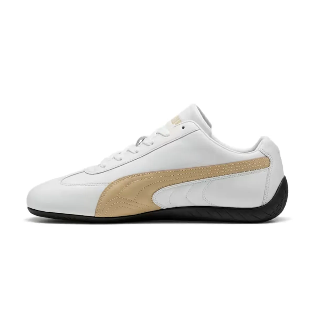 Speedcat Leather 'Amande Grillée Blanche'