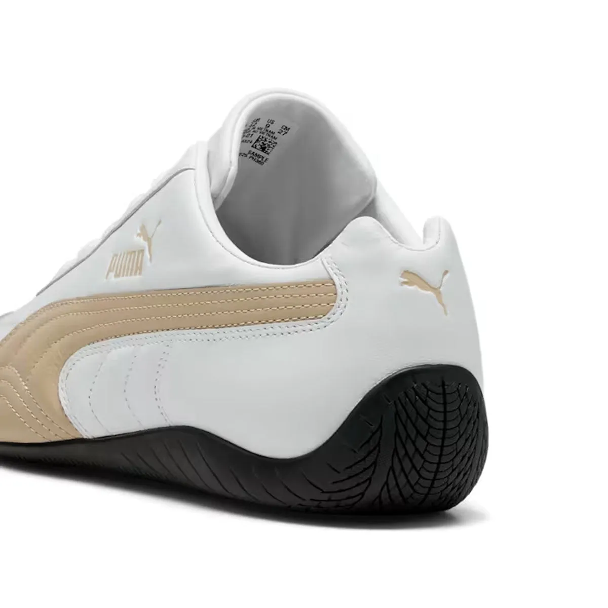 Speedcat Leather 'Amande Grillée Blanche'